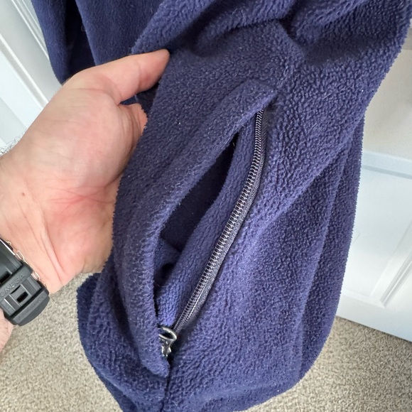 Aime Leon Dore Navy Fleece Quarter Zip - Picture 3 of 8